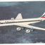 Delta Airlines Douglas DC-8 Fanjet 1960's Postcard - TulipStuff