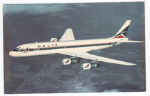 Load image into Gallery viewer, Delta Airlines Douglas DC-8 Fanjet 1960&#39;s Postcard - TulipStuff
