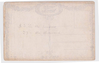 Liebesbotschaft Postillon d'amour D. Hock pinx Wiener Kunst Antique 1910's Austrian Postcard Cupid - TulipStuff