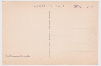 Isigny sur-Mer La Place Gambetta la Rue Alfred-Pophillat la Rue Emile Demagny 1910's Postcard - TulipStuff