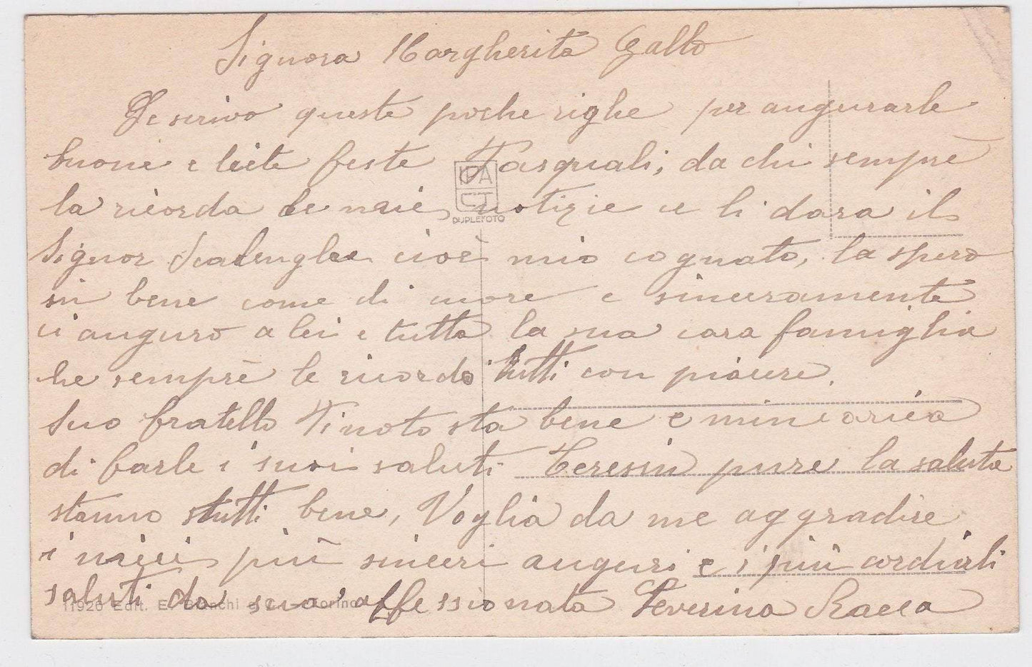 Volvera Via Principale 1910's Turin Piedmont Italy Postcard - TulipStuff