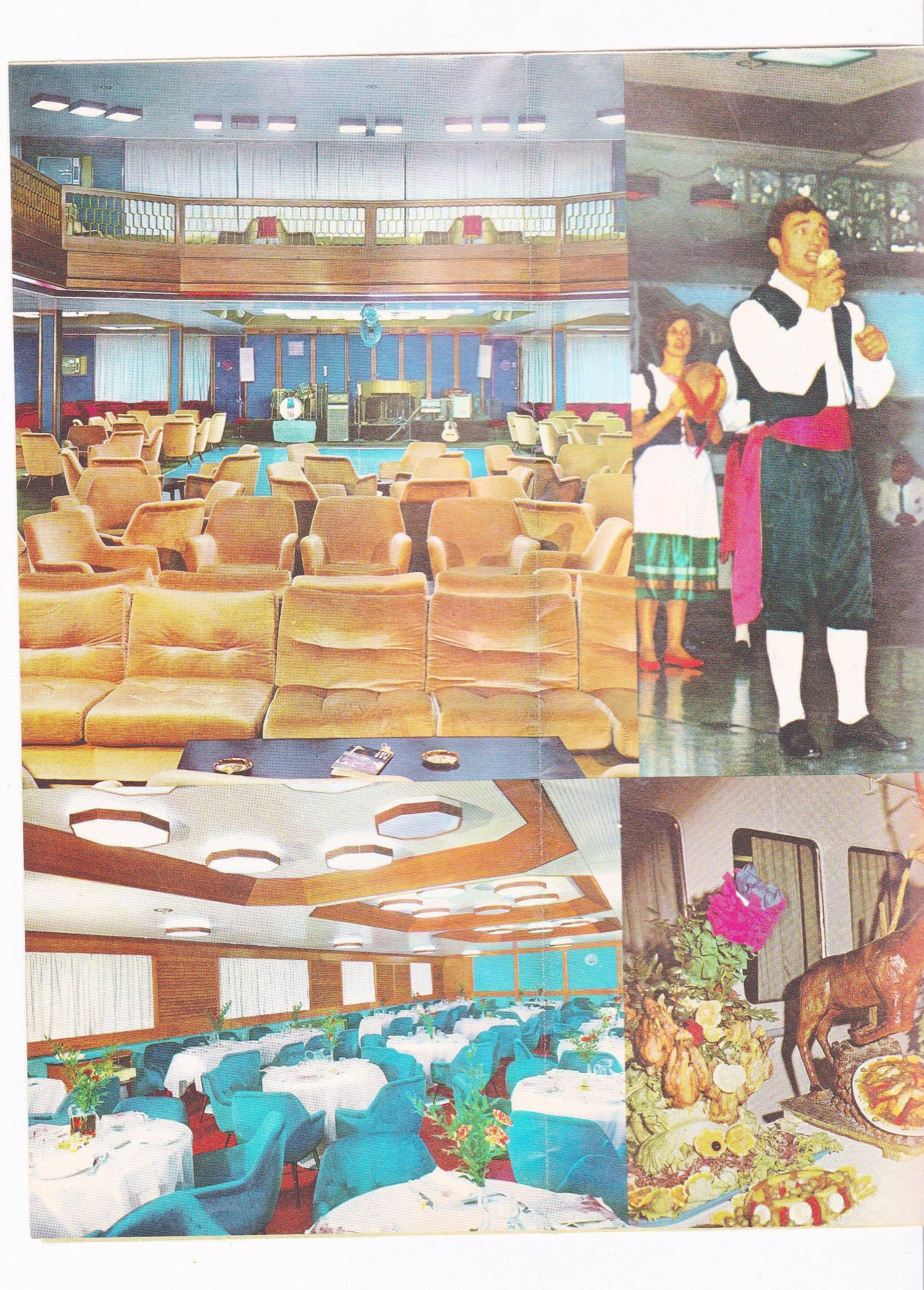 Costa Line ss Flavia 1974 Nassau Freeport Cruise Brochure - TulipStuff