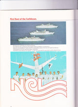 Load image into Gallery viewer, Norwegian Caribbean Lines 1977 Cloud 9 Caribbean Fly Cruises National Airlines - TulipStuff
