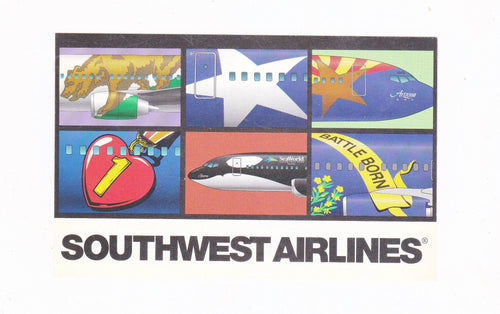 Southwest Airlines 1999 Promotional A Symbol of Freedom Shamu Sea World Postcard - TulipStuff