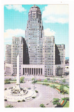 Load image into Gallery viewer, Buffalo New York The City Hall and McKinley Monument 1950&#39;s Postcard - TulipStuff
