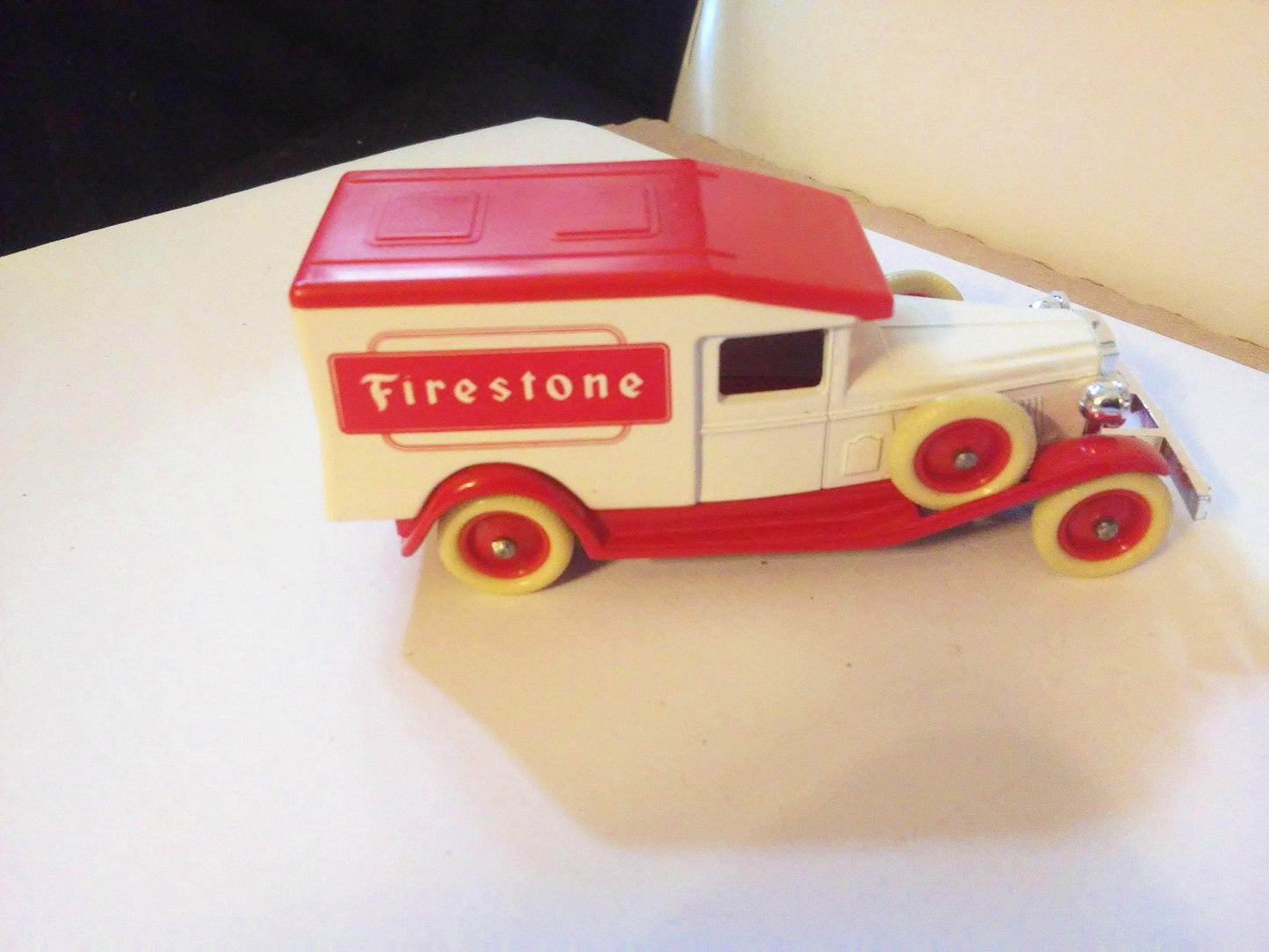 Lledo Days Gone DG18 Firestone 1936 Packard Van Diecast Model Made in England - TulipStuff