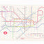 London Transport Underground Map and Tube Station Index Pocket Map 1974 No 1 - TulipStuff