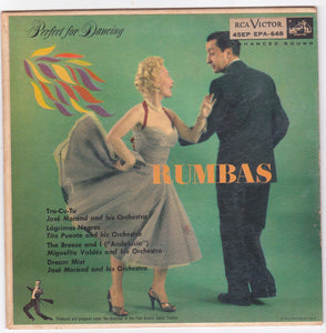 Rumbas 45rpm RCA Victor EPA-648 1955 Perfect for Dancing Fred Astaire Studios - TulipStuff