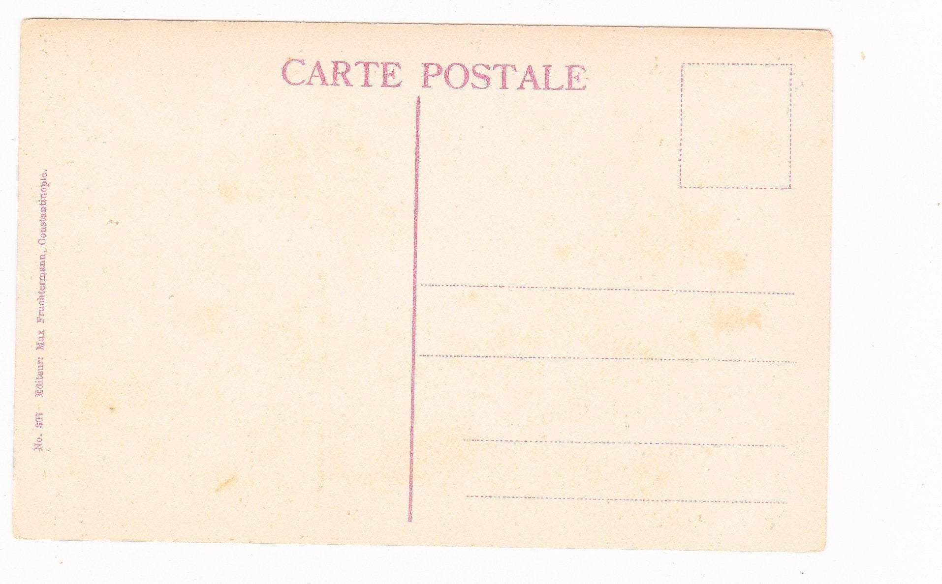 Bosphore Roumeli Hissar Constantinople Turkey 1910's Postcard - TulipStuff