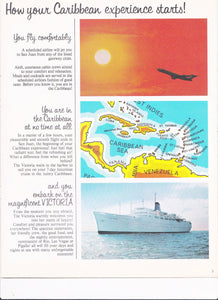 Chandris Cruises The Victoria 1979/80 Caribbean Cruises Brochure - TulipStuff