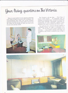 Chandris Cruises The Victoria 1979/80 Caribbean Cruises Brochure - TulipStuff