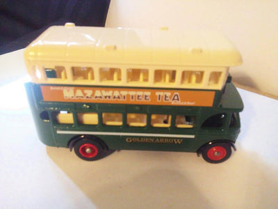 Lledo Days Gone DG15 1932 AEC Regent Double Deck Bus Diecast Mazawattee Tea Made In England - TulipStuff
