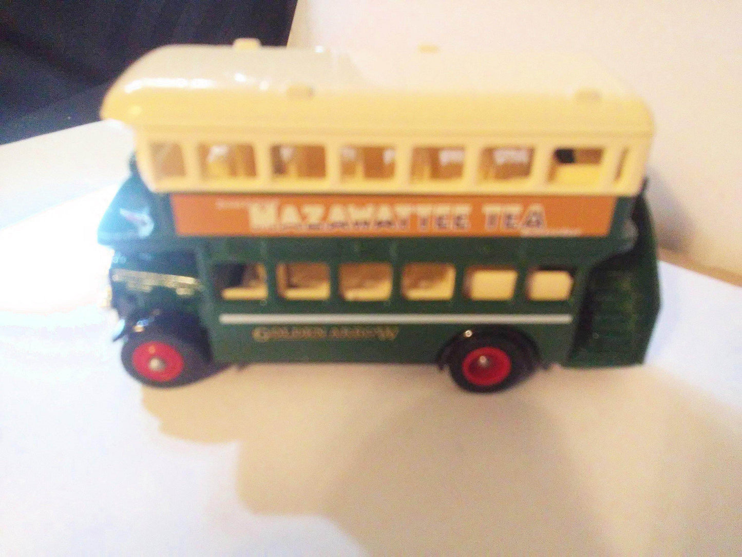Lledo Days Gone DG15 1932 AEC Regent Double Deck Bus Diecast Mazawattee Tea Made In England - TulipStuff