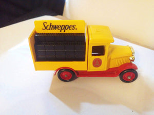 Lledo Models of Days Done DG26 Schweppes 1934 Chevrolet Bottle Delivery Truck Made in England 1987 - TulipStuff