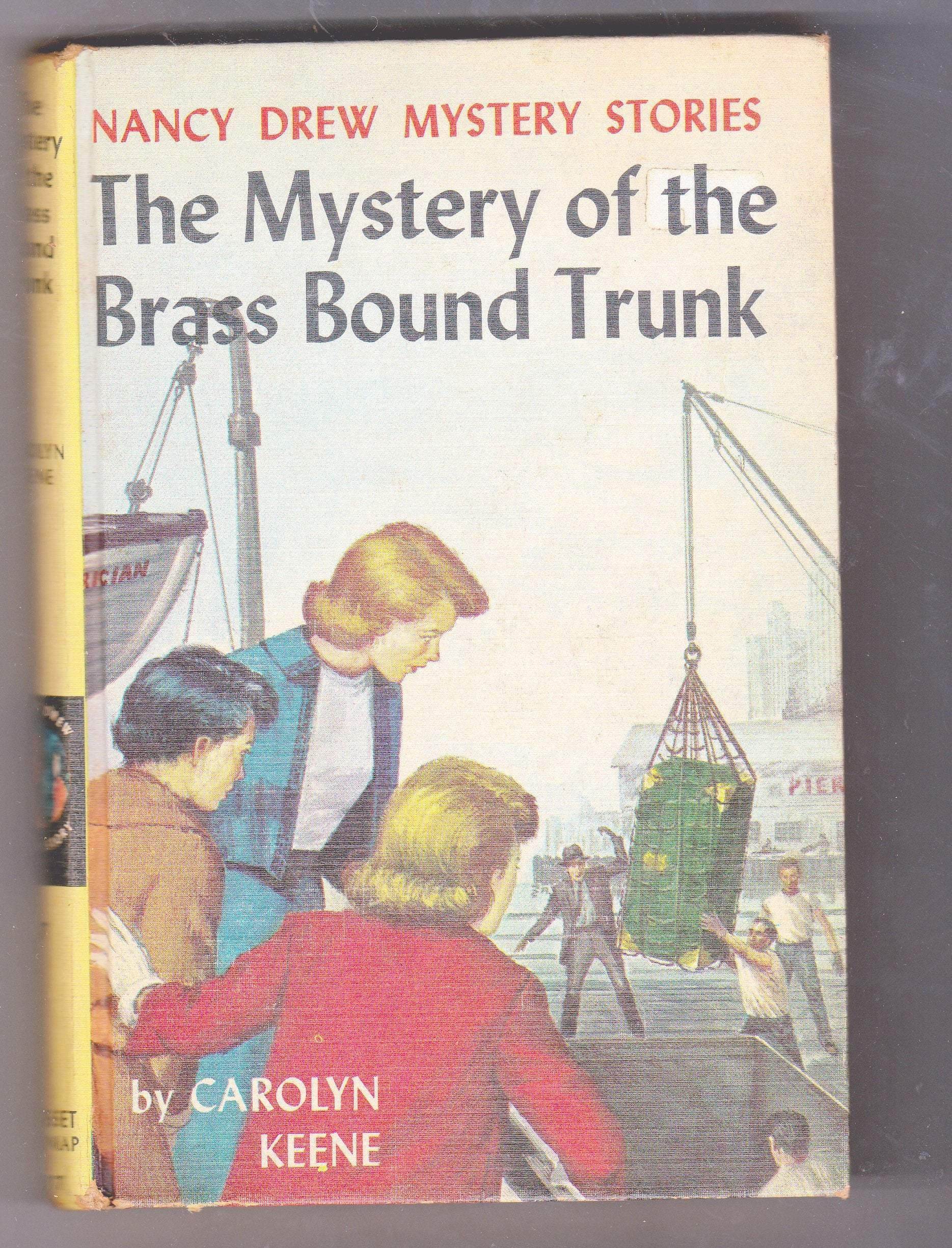 The Mystery of the Brass Bound Trunk Nancy Drew Mystery Stories Carolyn Keene Hardcover 1965 - TulipStuff