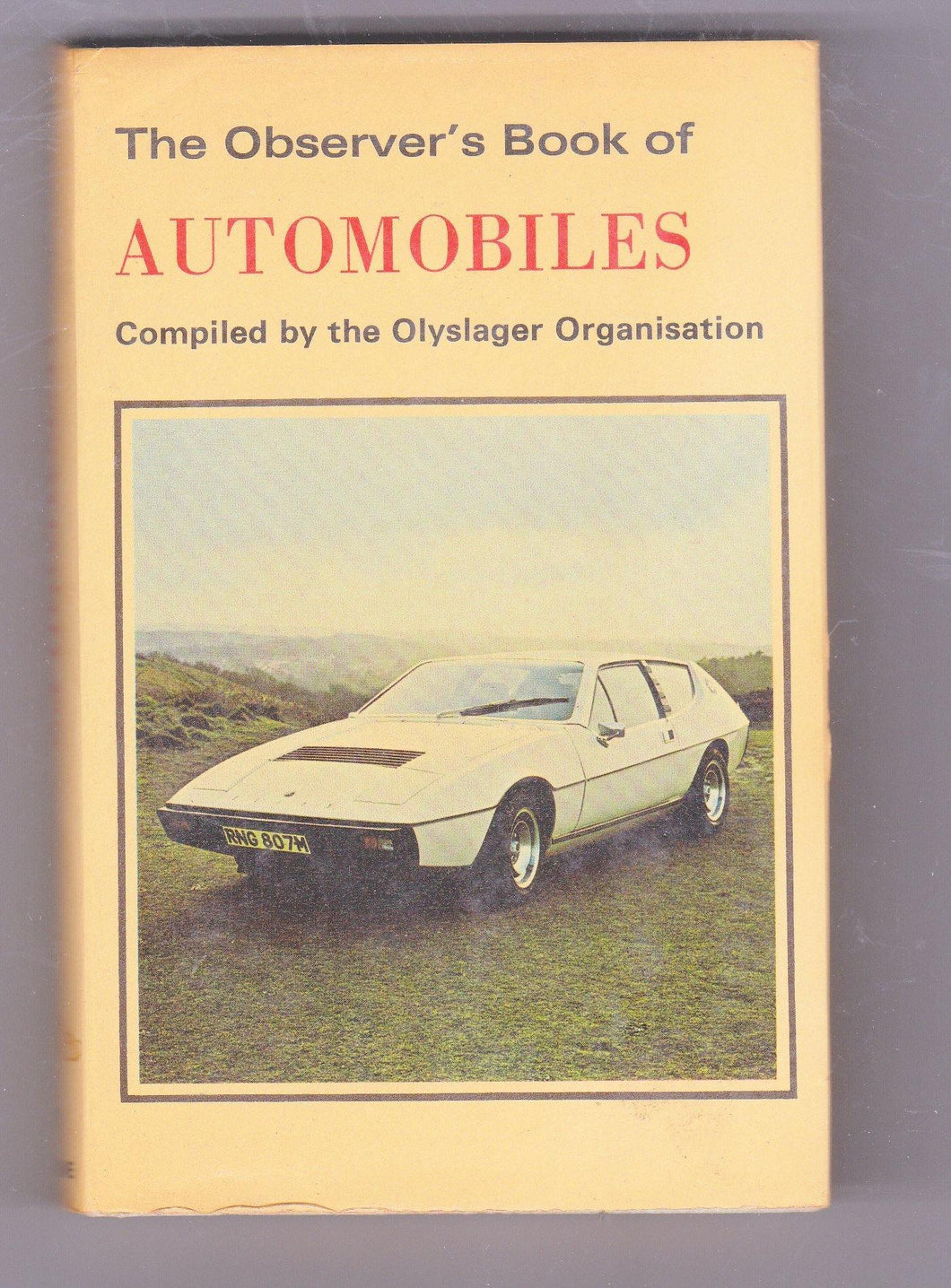 The Observer's Book of Automobiles 1975 Edition Frederick Warne Lotus Elite - TulipStuff