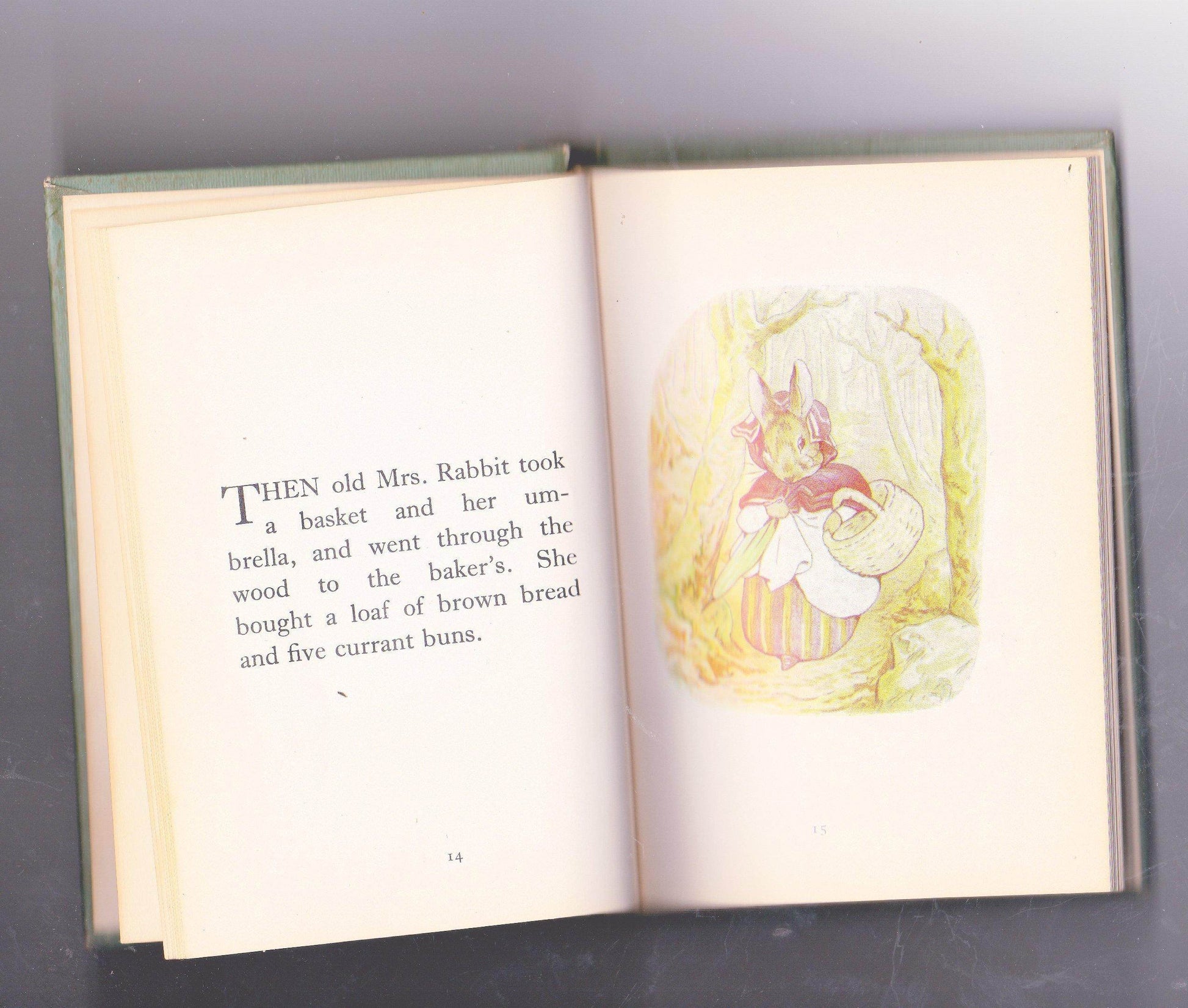 The Tale of Peter Rabbit Beatrix Potter Early US Printing Ord Edn 7232 0592 2 Lib Edn 7232 0615 5 - TulipStuff