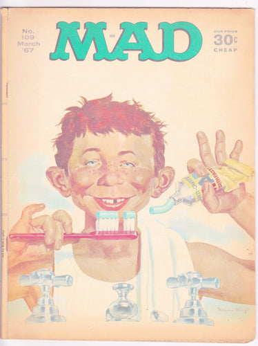 Mad Magazine 109 March 1967 Satire Parody Virginia Woolf Daktari Spy vs Spy - TulipStuff