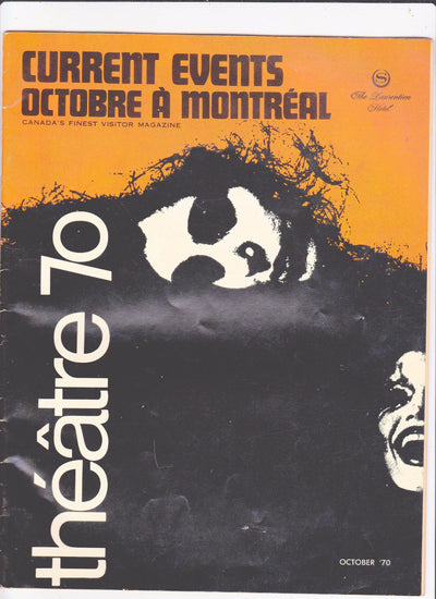 Current Events Octobre A Montreal Magazine October 1970 The Laurentien Hotel - TulipStuff