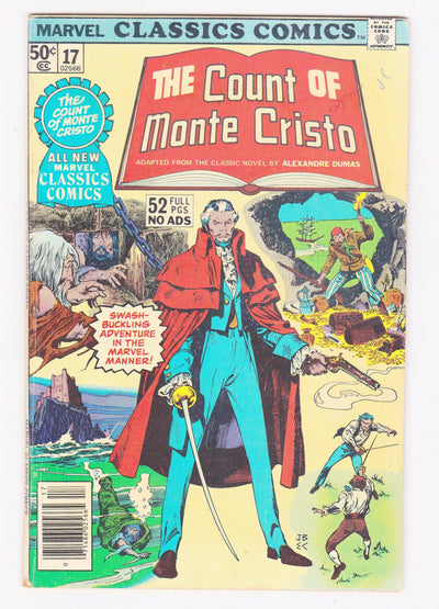 Marvel Classics Comics The Count of Monte Cristo Alexandre Dumas 1977 - TulipStuff