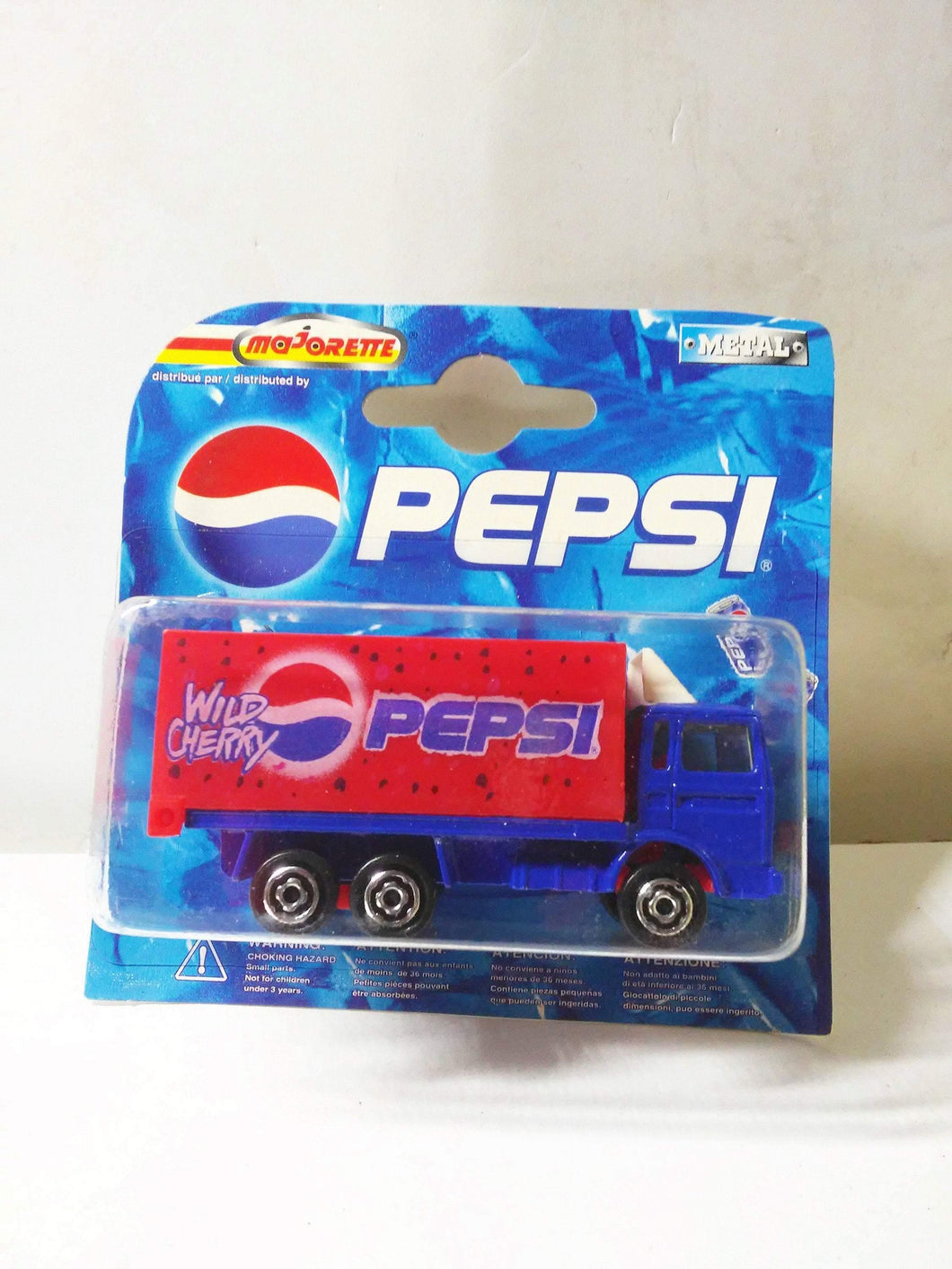 Majorette 265 Pepsi Cola Series Wild Cherry Pepsi Container Truck Diecast Metal 2000 - TulipStuff