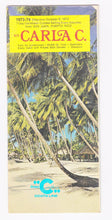 Load image into Gallery viewer, Costa Line Carla C. 1973-74 Caribbean Cruises Cruise Ship Brochure - TulipStuff
