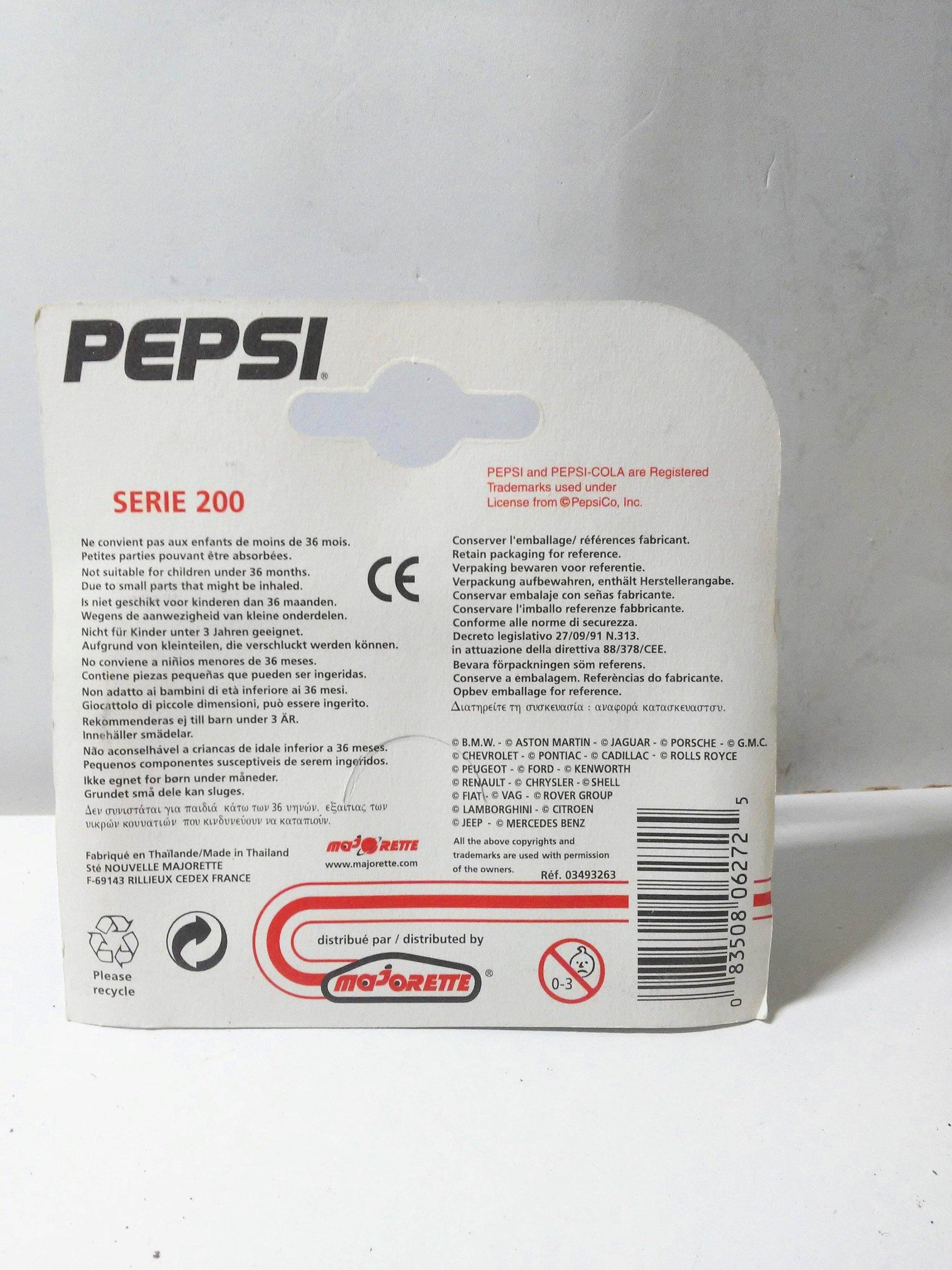 Majorette 268 Pepsi-Cola Series Chevrolet Grand Prix Corvette Diecast Car 2000 - TulipStuff