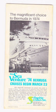 Load image into Gallery viewer, Steamship Schedules Cruises and Tours Everywhere March 15 1974 - TulipStuff
