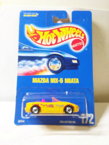 Hot Wheels Collector #172 Mazda MX-5 Miata Diecast Metal Convertible Sports Car 1991 - TulipStuff