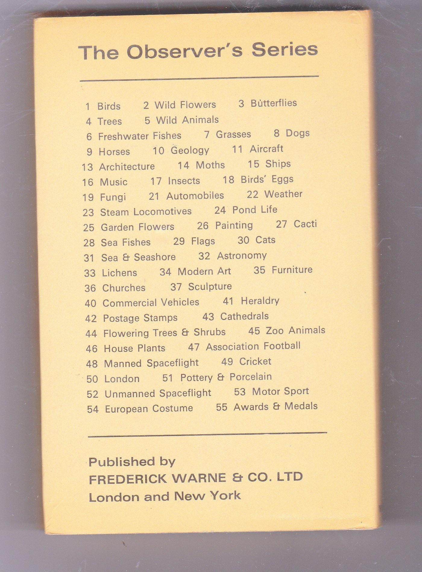 The Observer's Book of Automobiles 1975 Edition Frederick Warne Lotus Elite - TulipStuff