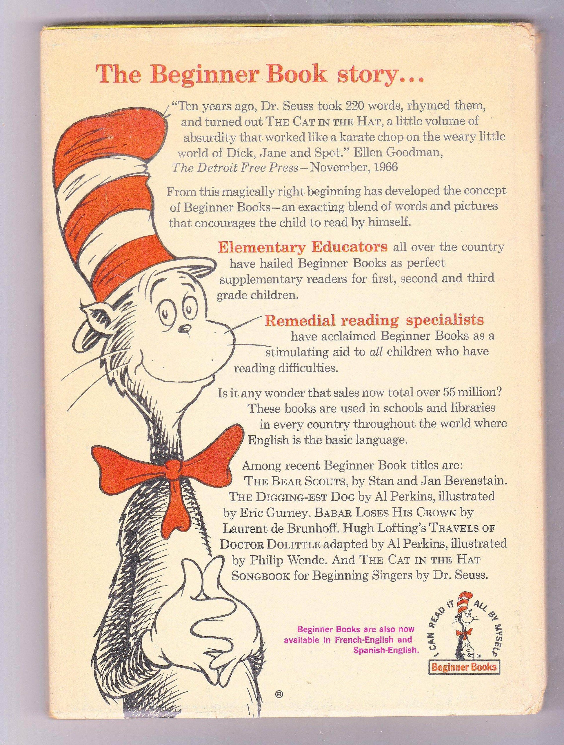 Doctor Dolittle and the Pirates 1968 Children's Book Hugh Lofting Beginner Books - TulipStuff