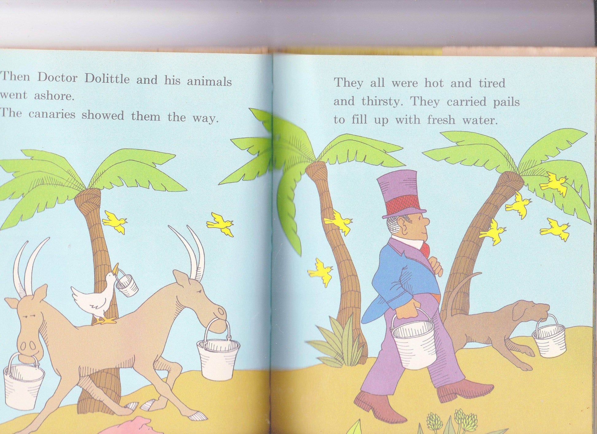 Doctor Dolittle and the Pirates 1968 Children's Book Hugh Lofting Beginner Books - TulipStuff