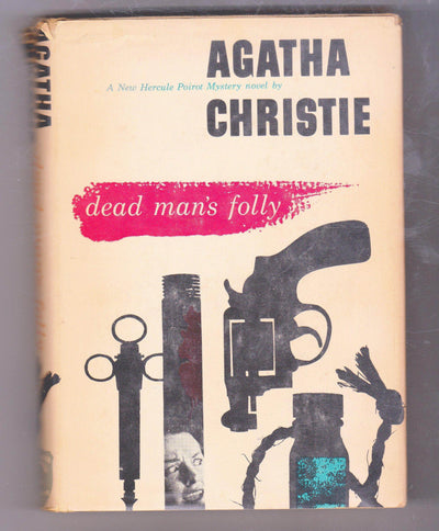 Agatha Christie Dead Man's Folly Hardcover 1956 US Printing Walter J Black Hercule Poirot - TulipStuff