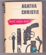 Load image into Gallery viewer, Agatha Christie Dead Man&#39;s Folly Hardcover 1956 US Printing Walter J Black Hercule Poirot - TulipStuff
