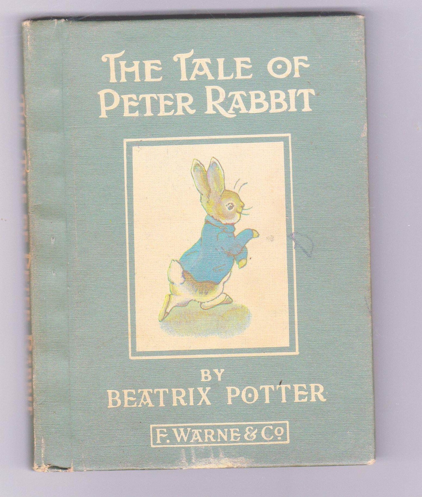 The Tale of Peter Rabbit Beatrix Potter Early US Printing Ord Edn 7232 0592 2 Lib Edn 7232 0615 5 - TulipStuff
