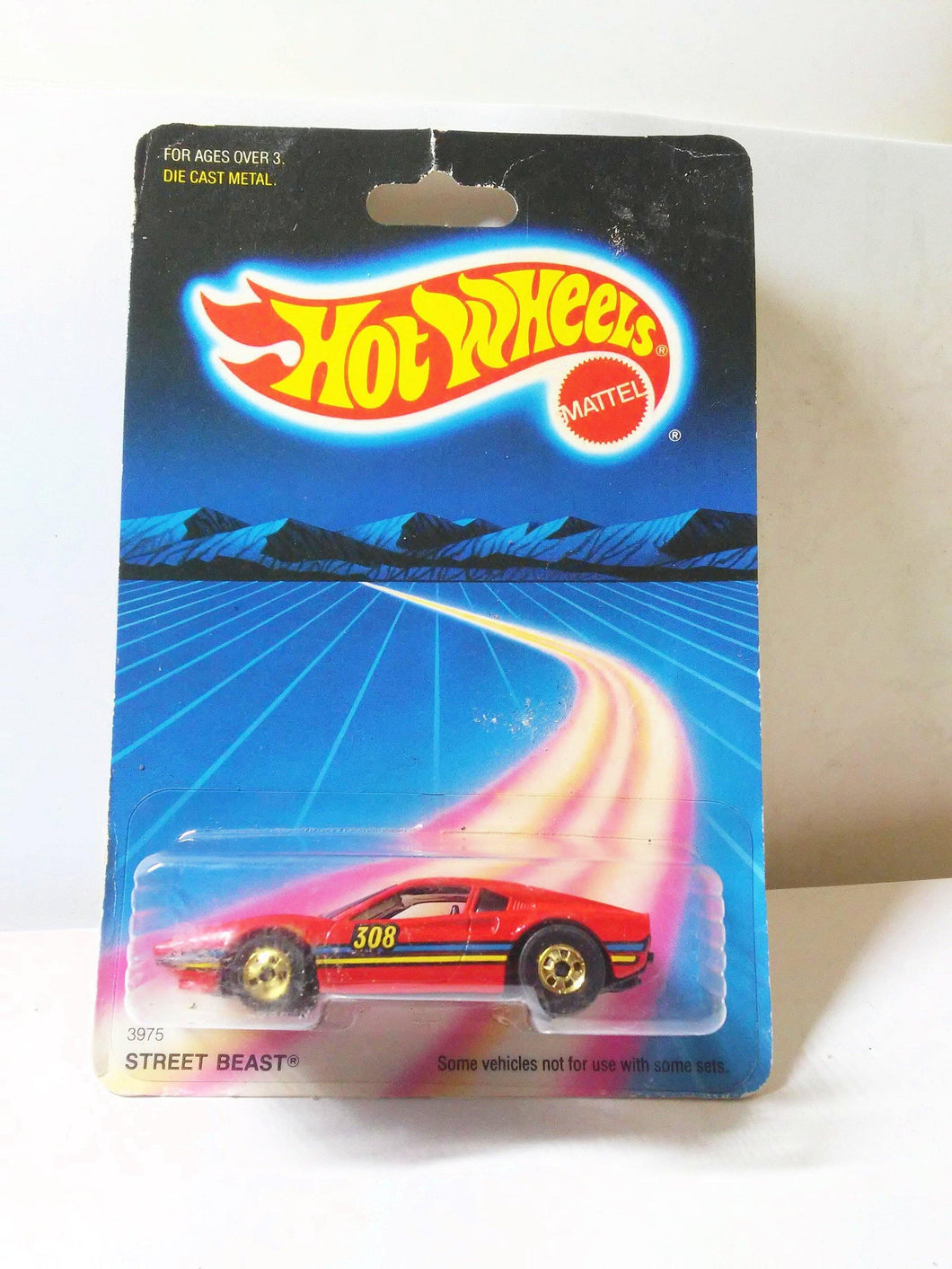 Hot Wheels 3975 Street Beast Ferrari 308 Diecast Racing Car Hong