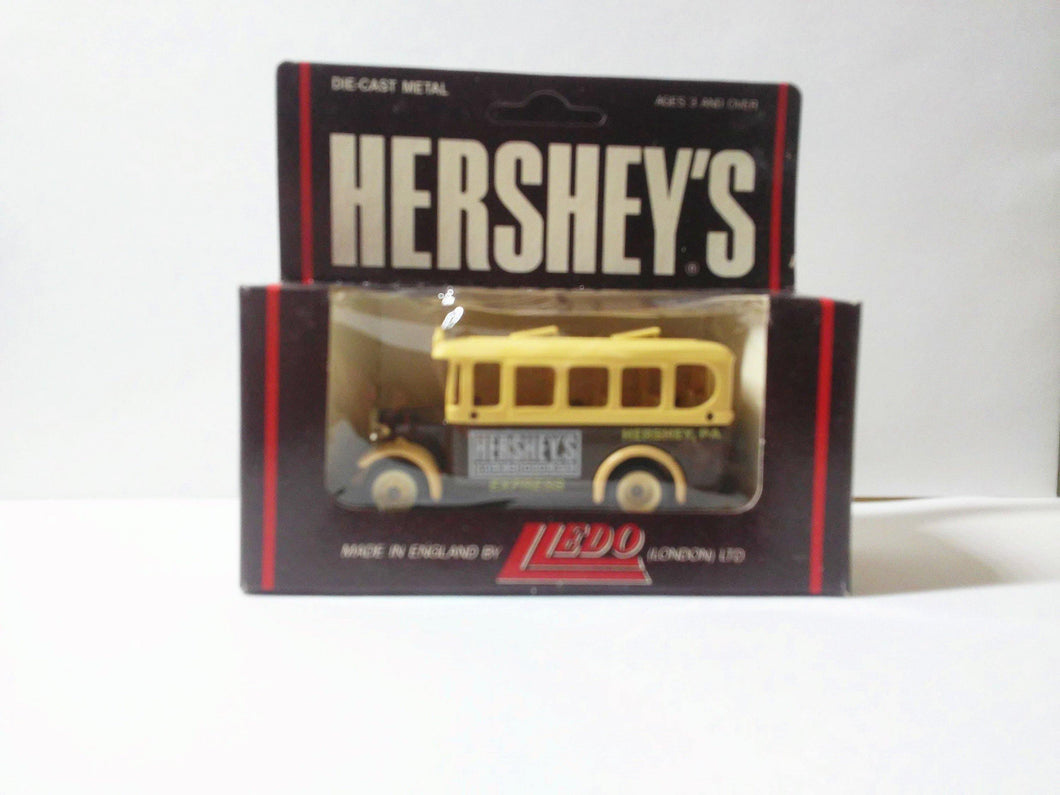 Lledo DG10 Hershey's Milk Chocolate 1935 Dennis Coach Bus Made in England 1986 - TulipStuff