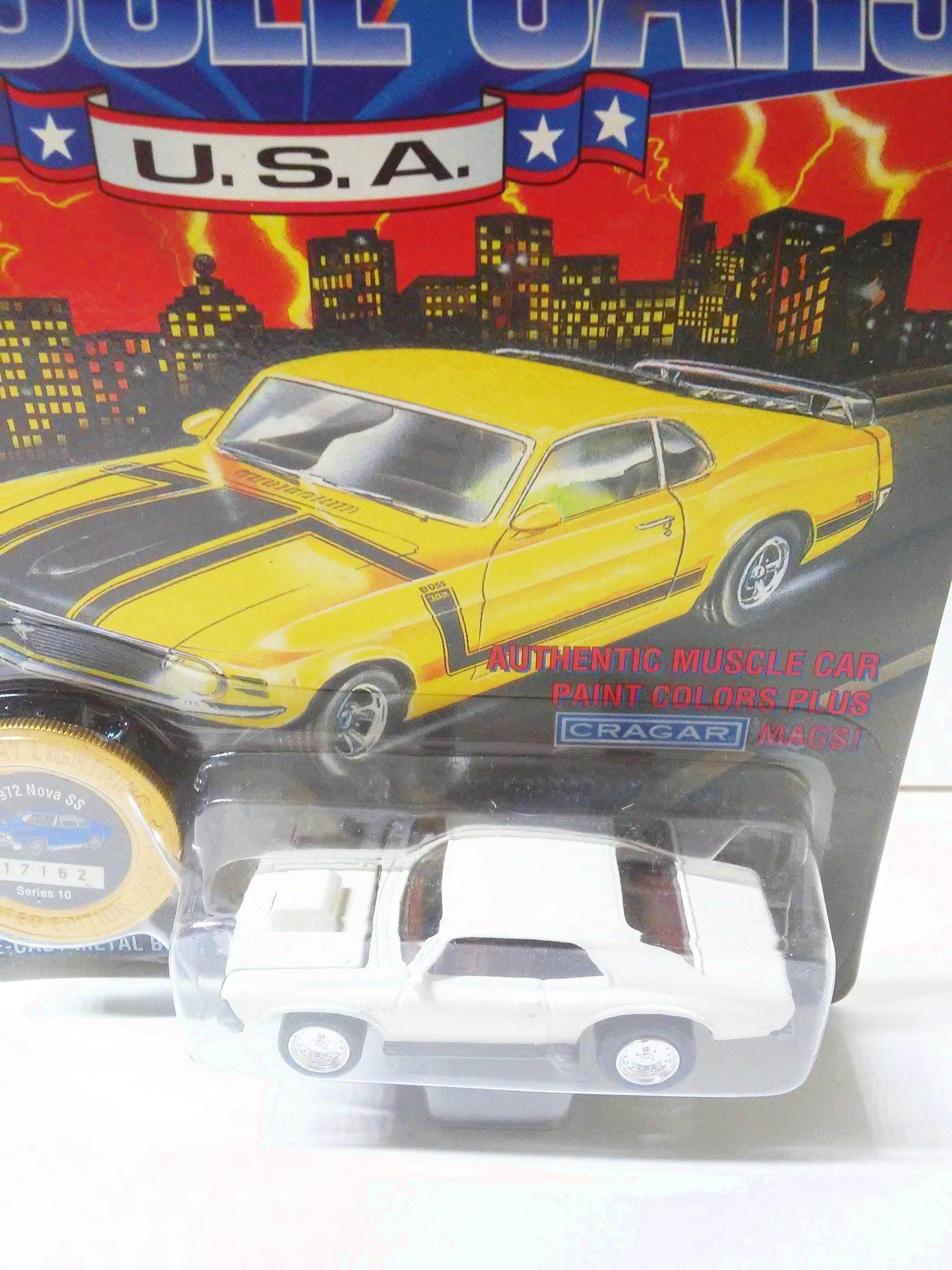 Johnny Lightning Muscle Cars USA 1972 Nova SS Series 10 Limited Edition Made in 1995 - TulipStuff
