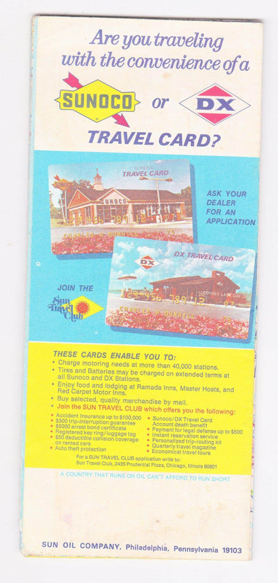 Sunoco New York State and Metro New York City 1973 Highway Map - TulipStuff