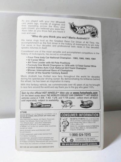 Hot Wheels 27248 Andretti Racing '56 Ford Limited Edition Full Grid Racing Series 2000 - TulipStuff