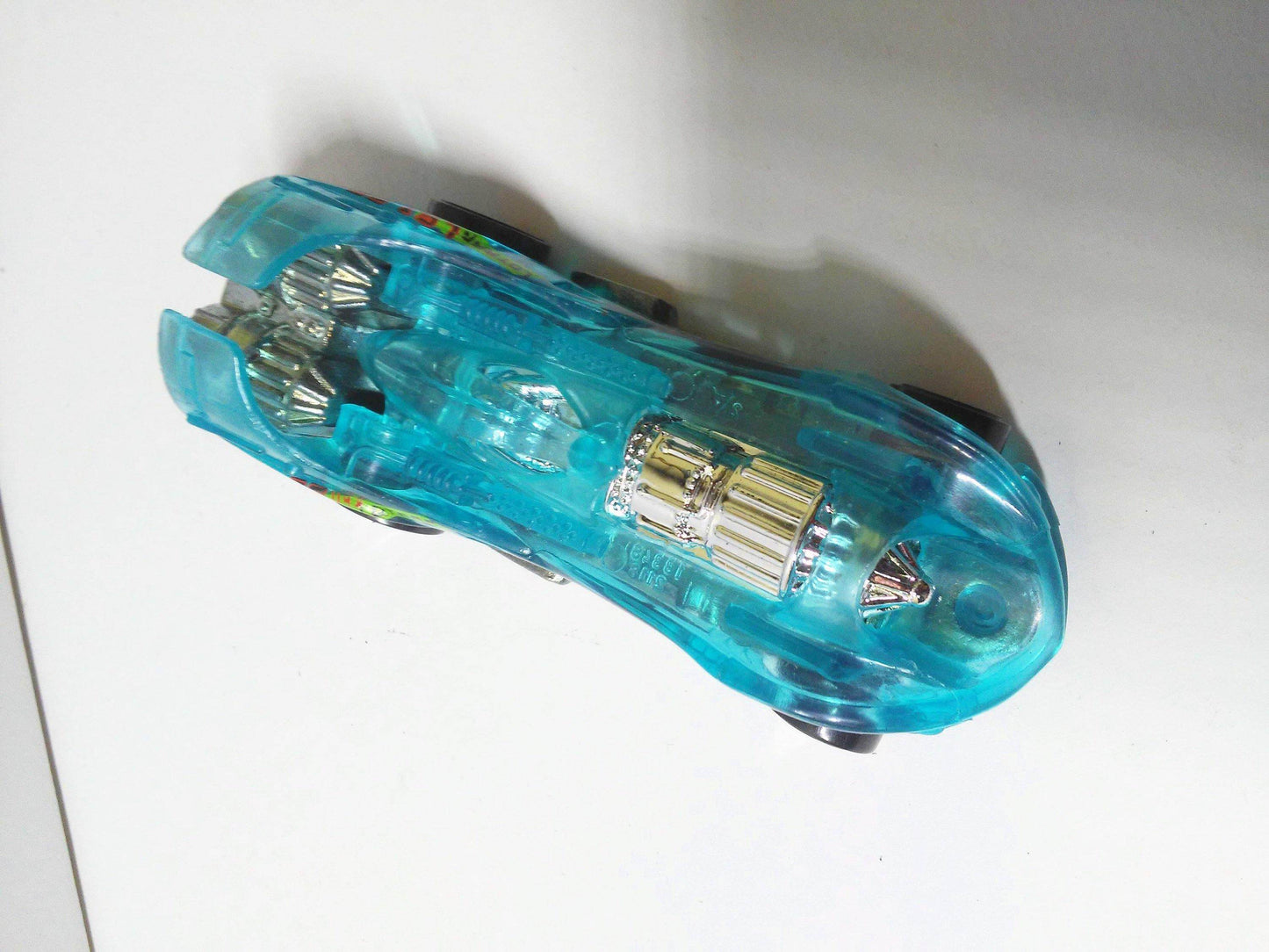 Hot Wheels Light Blue Power Rocket in Gift Box Thailand 1999 - TulipStuff