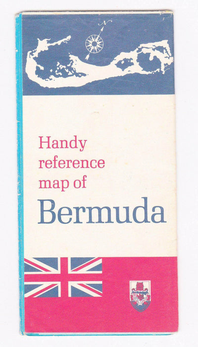 Handy Reference Map of Bermuda 1966 - TulipStuff