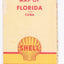 Vintage Shell Oil Map of Florida and Cuba 1947 - TulipStuff