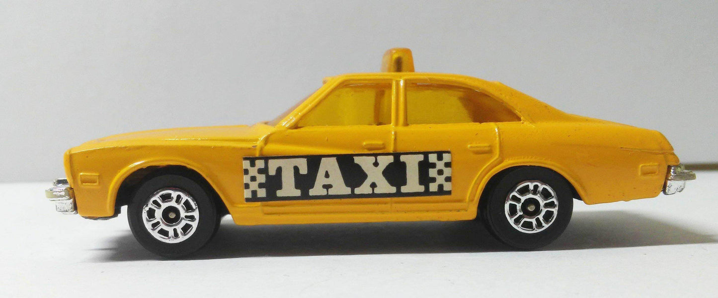 Corgi Juniors 14-D Buick Regal Taxi Diecast Yellow Cab Made in Great Britain 1977 - TulipStuff