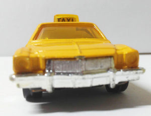 Corgi Juniors 14-D Buick Regal Taxi Diecast Yellow Cab Made in Great Britain 1977 - TulipStuff
