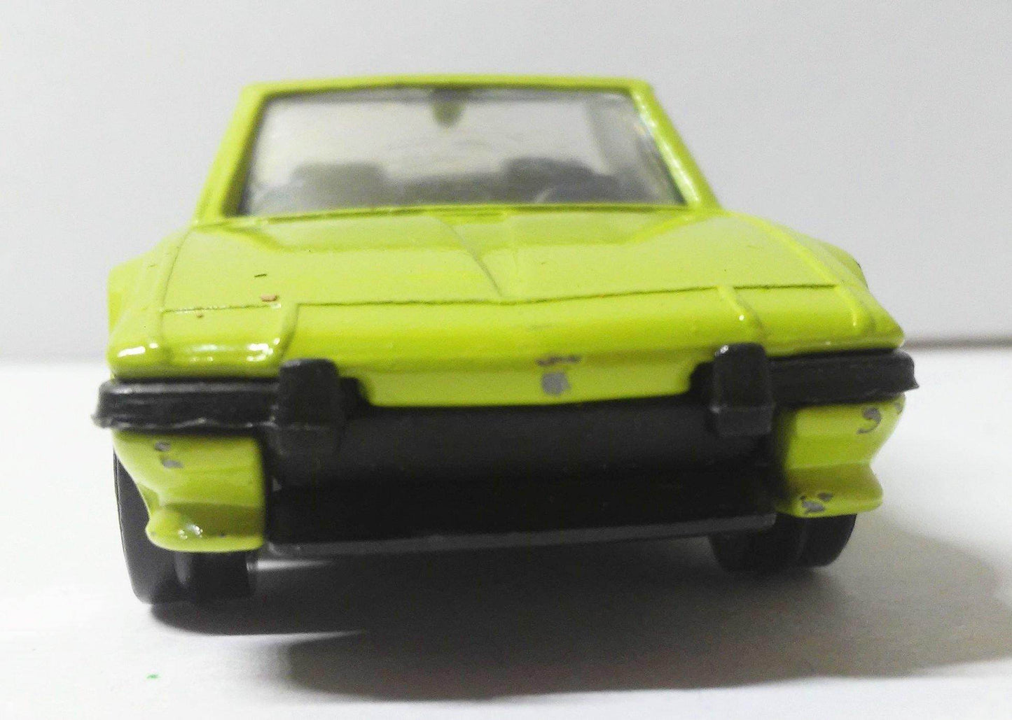 Corgi Juniors 86-A1 Fiat X1/9 Green Body Black Interior Whizzwheels Made in Great Britain 1974 - TulipStuff
