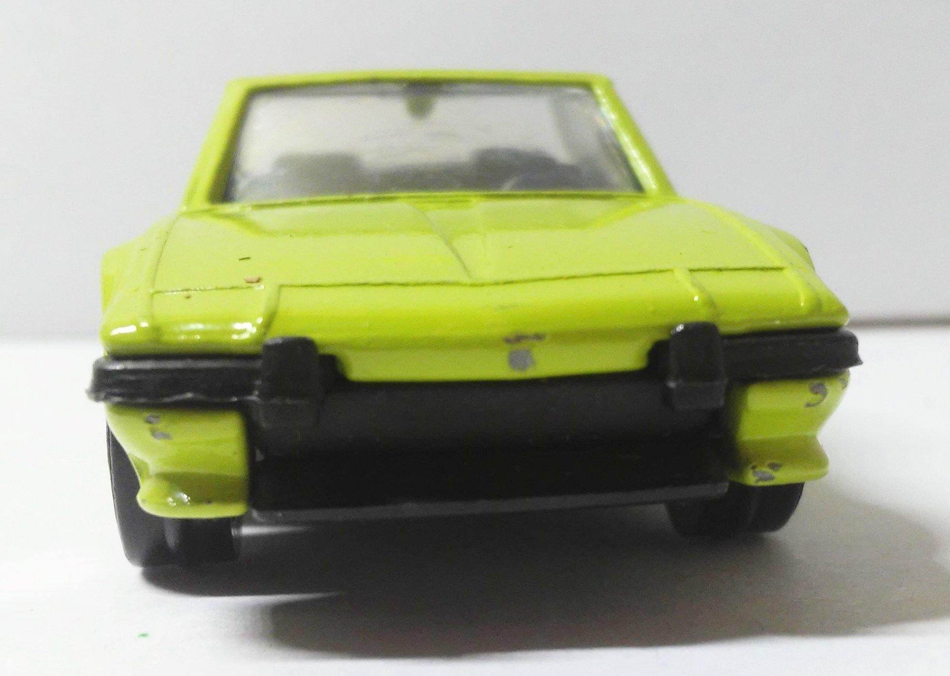 Corgi Juniors 86-A1 Fiat X1/9 Green Body Black Interior Whizzwheels Made in Great Britain 1974 - TulipStuff
