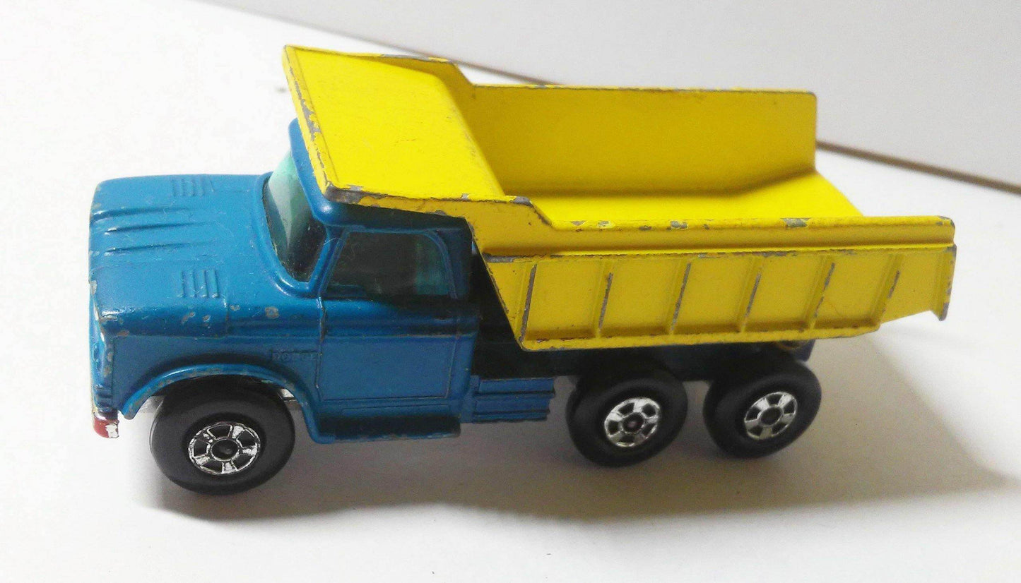 Lesney Matchbox no. 48 Dodge Dump Truck Superfast Made in England 1969 - TulipStuff