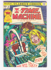 Marvel Classics Comics 2 The Time Machine HG Wells Stan Lee 1976 - TulipStuff