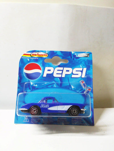 Majorette 279 Pepsi-Cola Series Chevrolet '58 Corvette Diecast Car 2000 - TulipStuff
